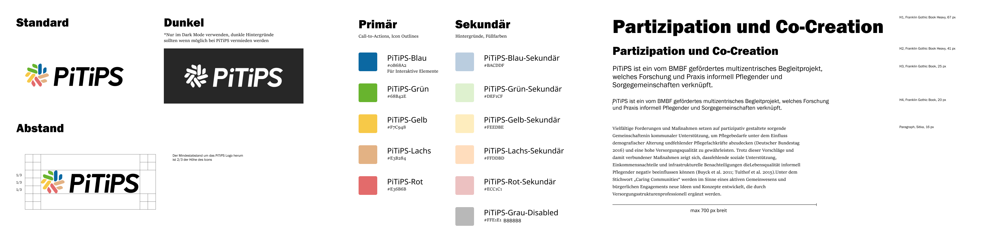 PiTiPS Design Elemente